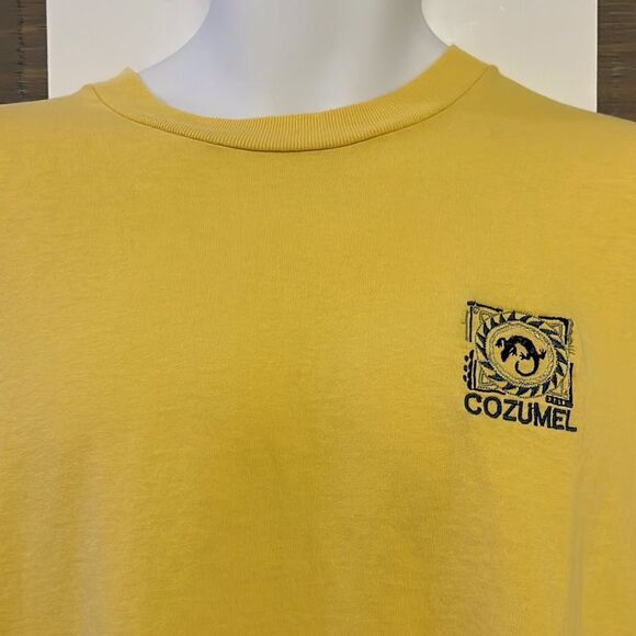 LE Best Cozumel 100% Cotton Yellow Men’s T-shirt- XXL - Picture 2 of 10